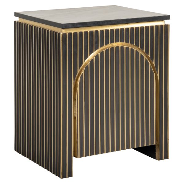 Nachtkastje Les Arcs brushed gold Richmond Interiors - Afbeelding 4
