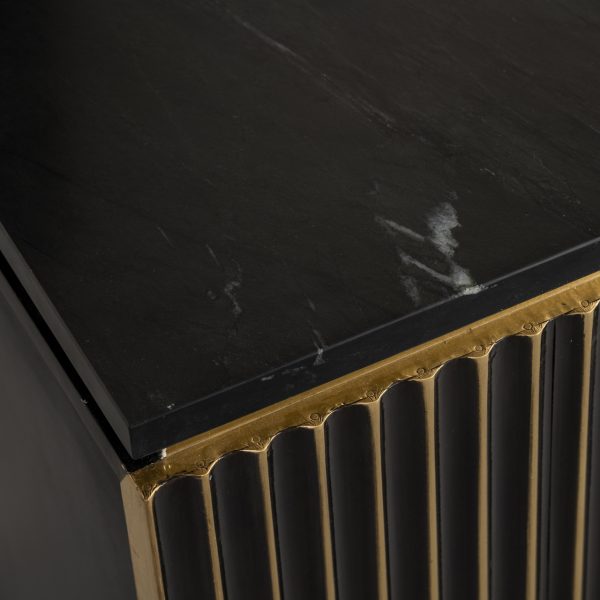 Nachtkastje Les Arcs brushed gold Richmond Interiors - Afbeelding 6