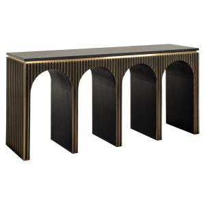 Console Les Arcs brushed gold Richmond Interiors