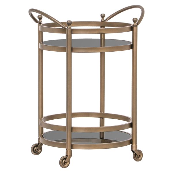 Trolley Hendricks brushed gold Richmond Interiors