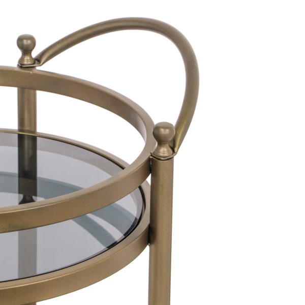 Trolley Hendricks brushed gold Richmond Interiors - Afbeelding 3