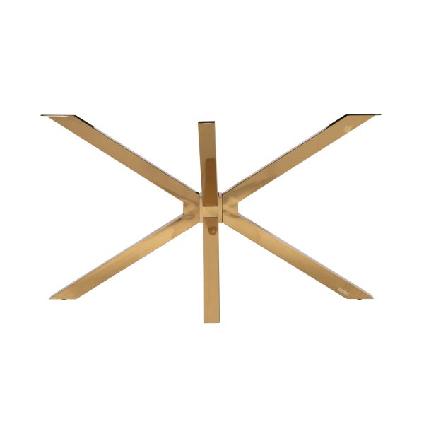 Eettafel Matrix gold base Richmond Interiors