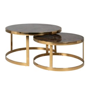 Salontafel Conrad gold (Set of 2) Richmond Interiors