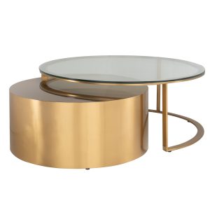 Salontafel Orlan gold (Set of 2) Richmond Interiors