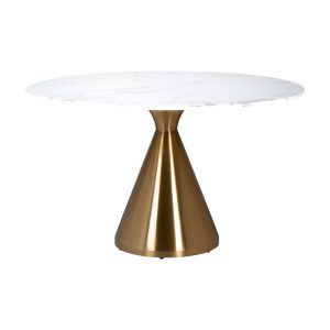Eettafel Tenille brushed gold 130Ø Richmond Interiors