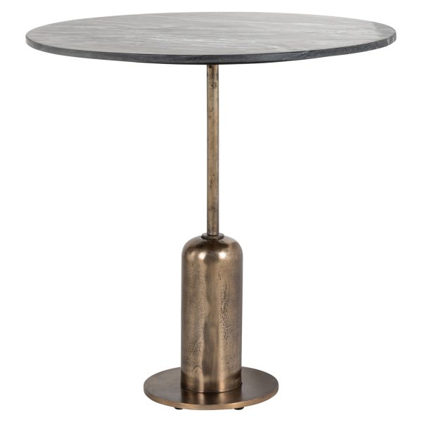 Bistrotafel Logan black/gold 75Ø Richmond Interiors