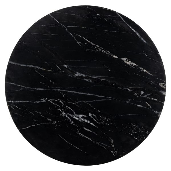 Bistrotafel Logan black/gold 75Ø Richmond Interiors - Afbeelding 2