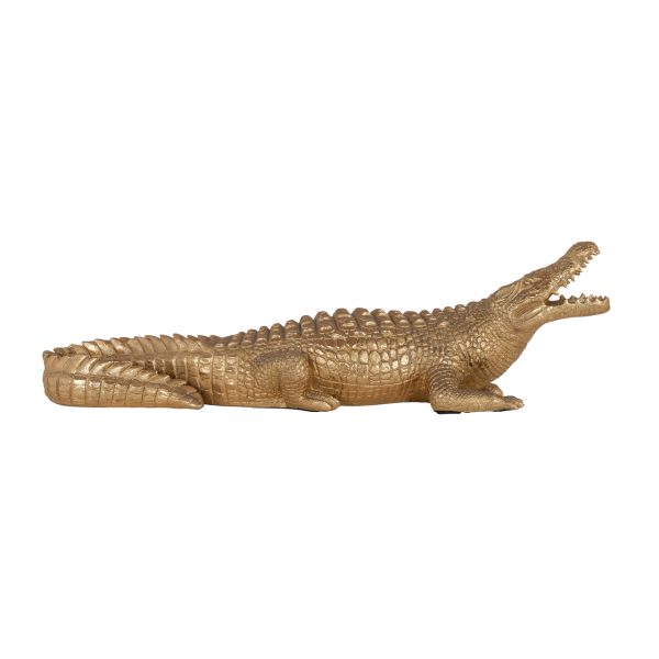 Decoratief object Crocodile gold Richmond Interiors - Afbeelding 2