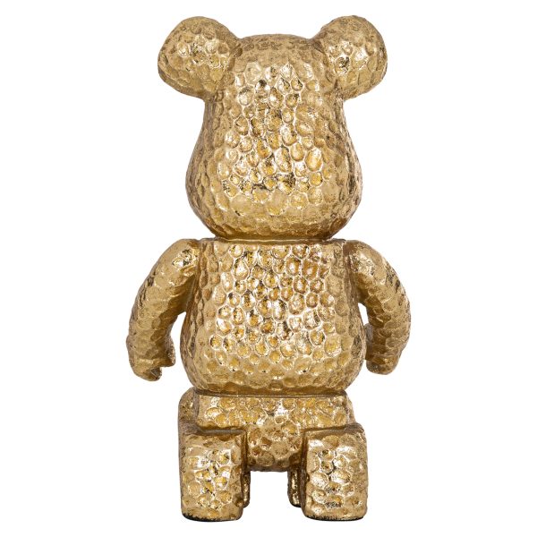 Decoratief object Bear gold sitting Richmond Interiors - Afbeelding 3
