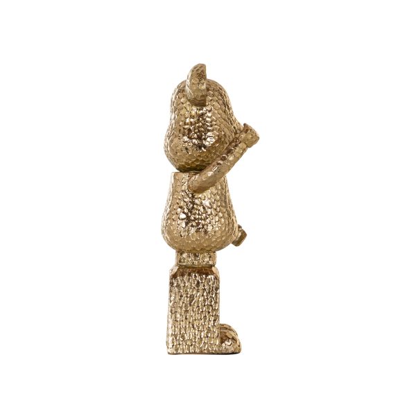 Decoratief object Bear gold standing Richmond Interiors - Afbeelding 2