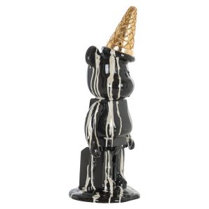 Decoratief object Icebear black Richmond Interiors