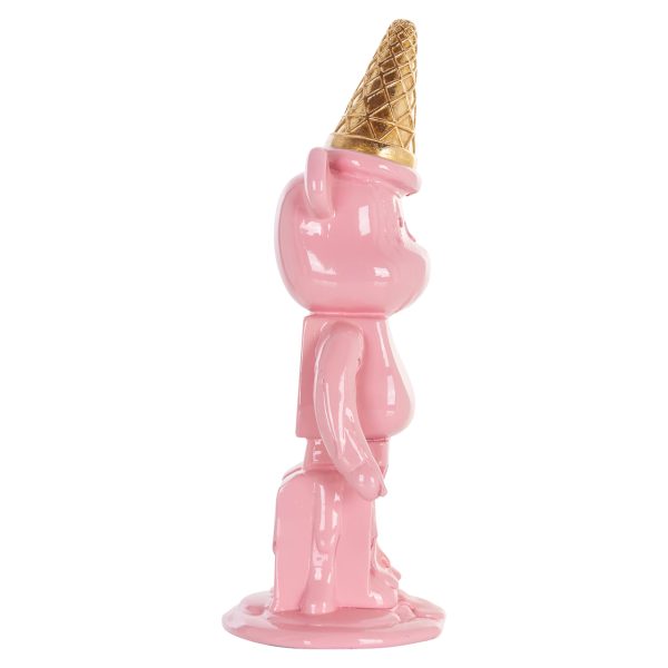 Decoratief object Icebear cream pink Richmond Interiors - Afbeelding 2