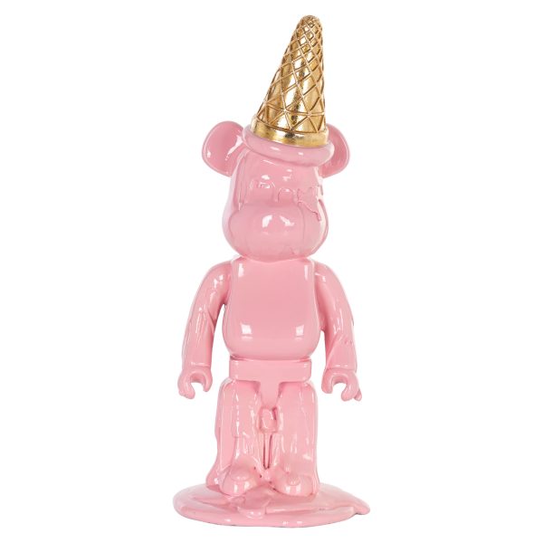 Decoratief object Icebear cream pink Richmond Interiors - Afbeelding 4