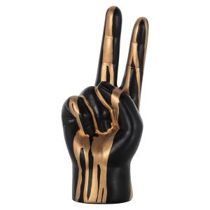 Decoratief object Peace black/gold Richmond Interiors