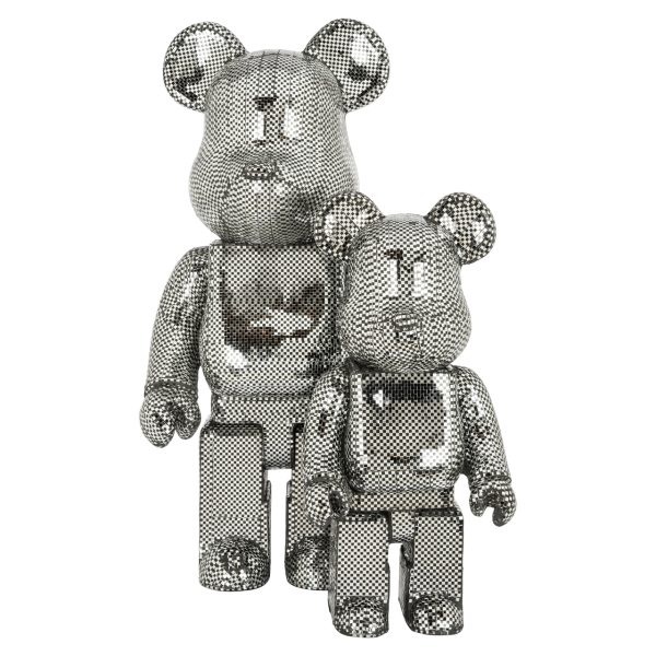 Decoratief object Bear silver large Richmond Interiors - Afbeelding 5