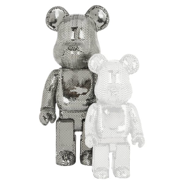 Decoratief object Bear silver large Richmond Interiors - Afbeelding 6