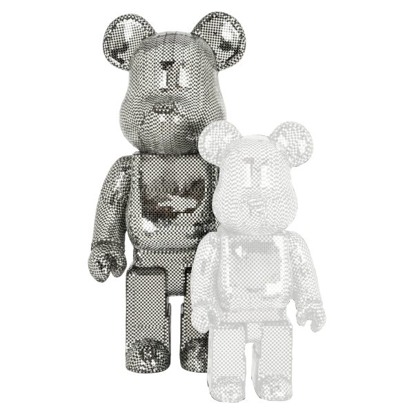 Decoratief object Bear silver large Richmond Interiors - Afbeelding 6