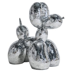 Decoratief object Dog silver large Richmond Interiors