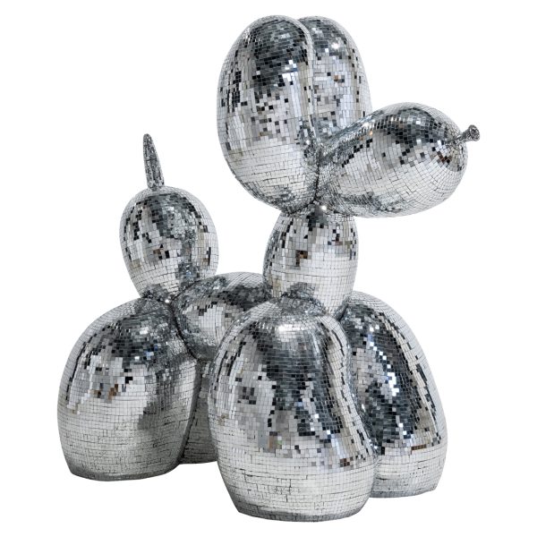 Decoratief object Dog silver large Richmond Interiors