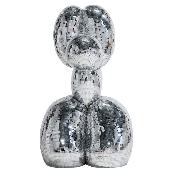 Decoratief object Dog silver large Richmond Interiors - Afbeelding 5