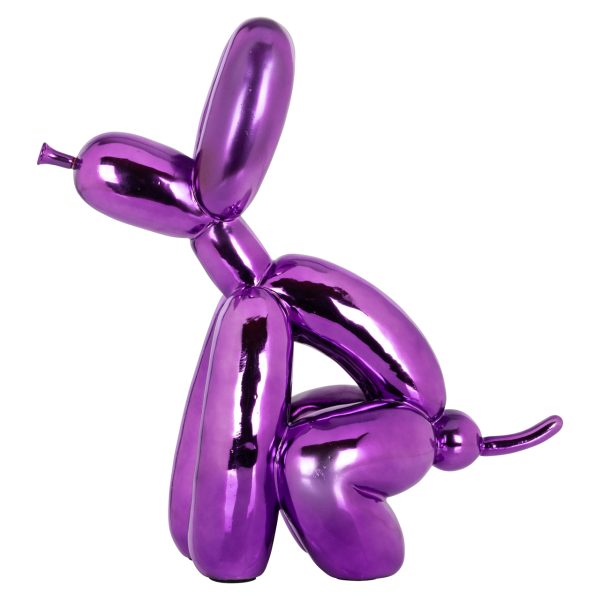 Decoratief object Dog purple Richmond Interiors - Afbeelding 3