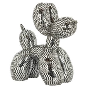 Decoratief object Dog silver small Richmond Interiors