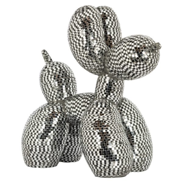 Decoratief object Dog silver small Richmond Interiors
