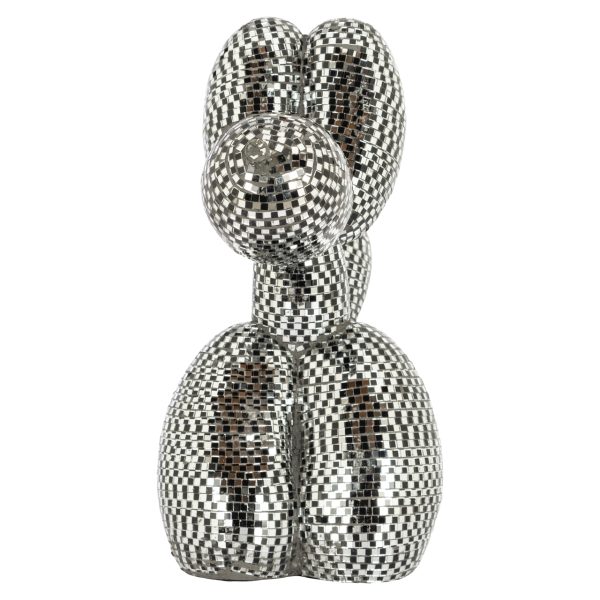 Decoratief object Dog silver small Richmond Interiors - Afbeelding 4