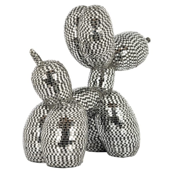 Decoratief object Dog silver small Richmond Interiors - Afbeelding 6
