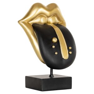Decoratief object Tongue black/gold Richmond Interiors