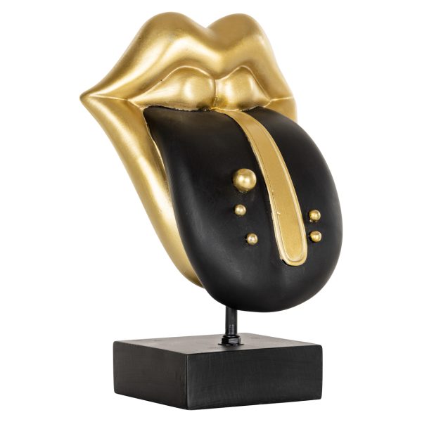 Decoratief object Tongue black/gold Richmond Interiors