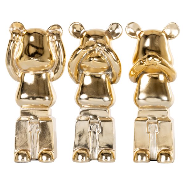 Decoratief object Berna gold (Set of 3) Richmond Interiors - Afbeelding 2