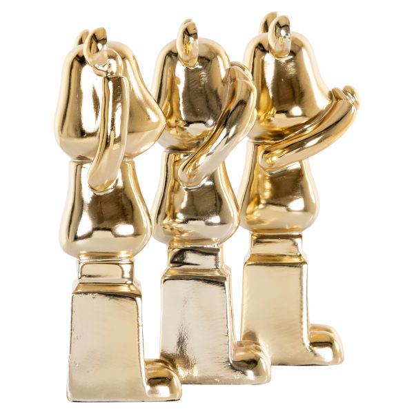 Decoratief object Berna gold (Set of 3) Richmond Interiors - Afbeelding 3