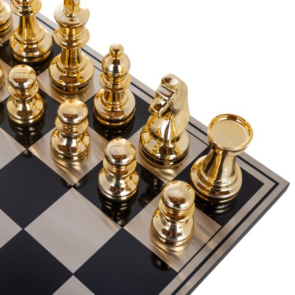 Decoratief spel Saray black/gold chessboard Richmond Interiors - Afbeelding 6