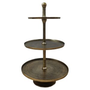 Taartplateau Fallstaff bronze 3-plates Richmond Interiors