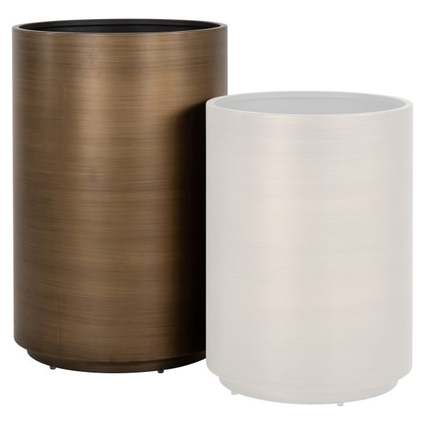 Plantenbak Dira brushed gold 50Ø Richmond Interiors - Afbeelding 4