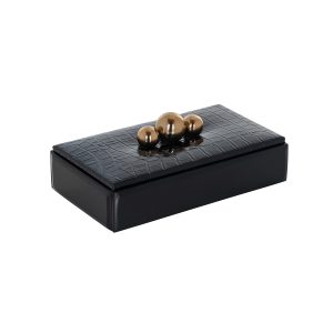Opbergdoos Nina black small Richmond Interiors