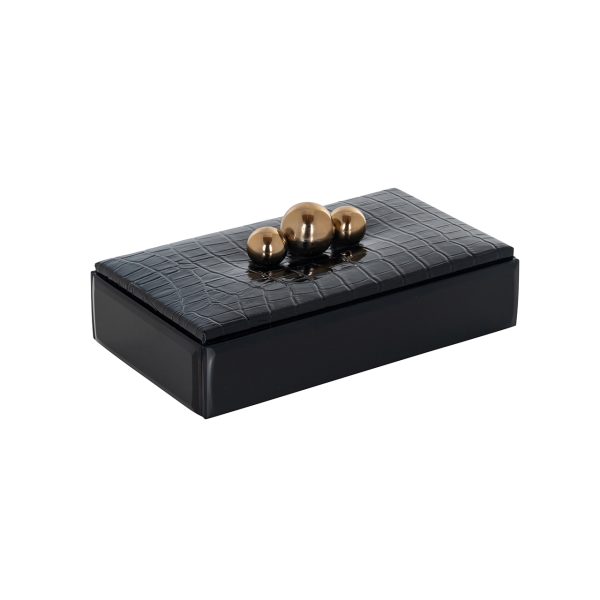 Opbergdoos Nina black small Richmond Interiors