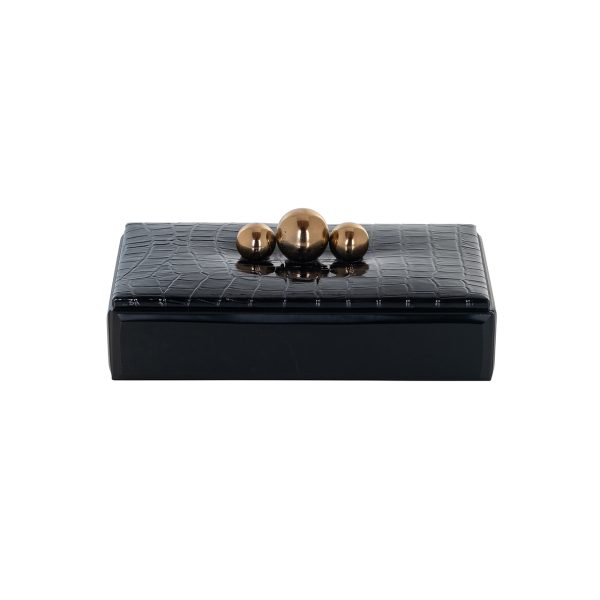 Opbergdoos Nina black small Richmond Interiors - Afbeelding 3