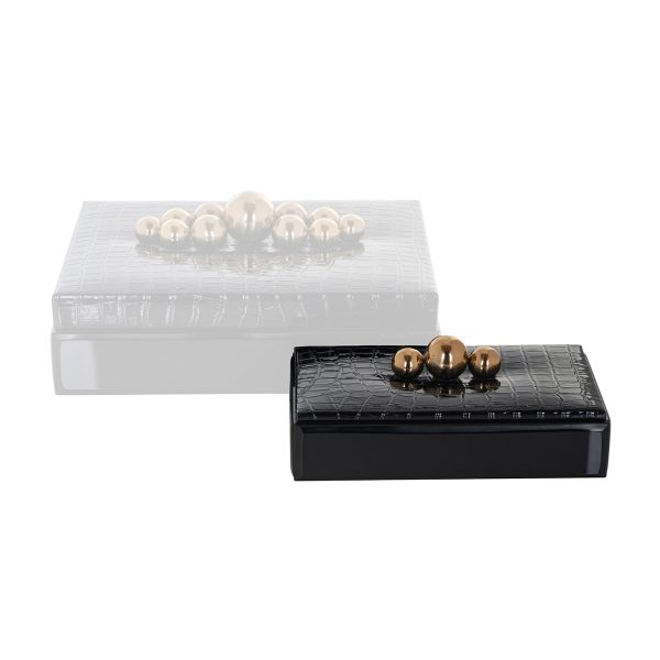 Opbergdoos Nina black small Richmond Interiors - Afbeelding 6