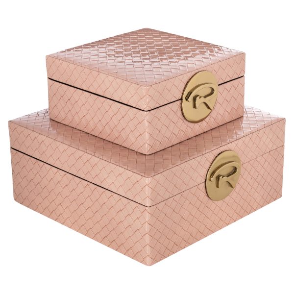 Opbergdoos Rosaly pink Richmond Interiors - Afbeelding 2