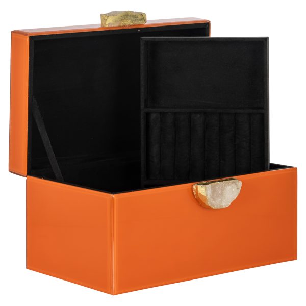 Opbergdoos Lia orange Richmond Interiors - Afbeelding 4