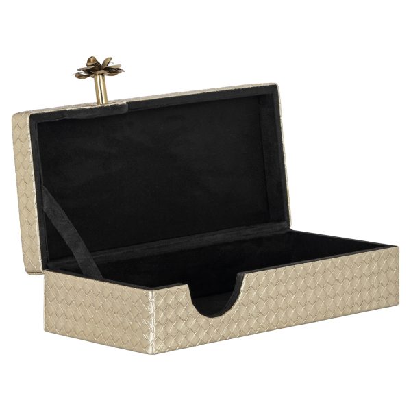 Opbergdoos Trace gold small Richmond Interiors - Afbeelding 3