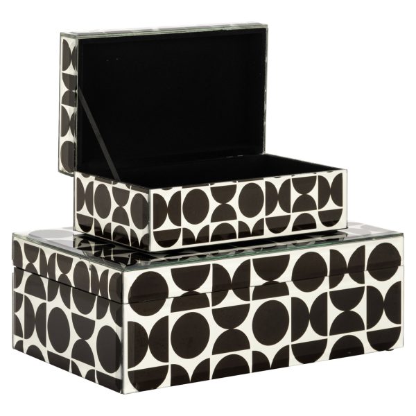 Opbergdoos Vivian black small Richmond Interiors - Afbeelding 7