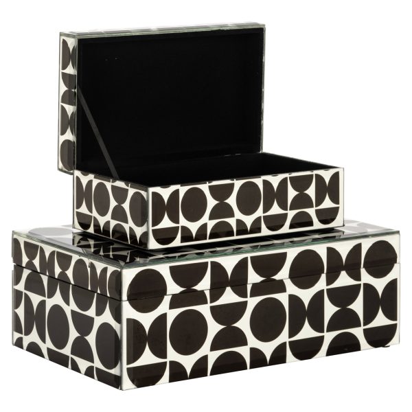 Opbergdoos Vivian black large Richmond Interiors - Afbeelding 7