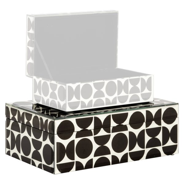 Opbergdoos Vivian black large Richmond Interiors - Afbeelding 8