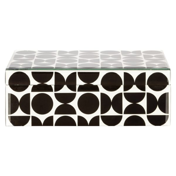 Opbergdoos Vivian black large Richmond Interiors - Afbeelding 2