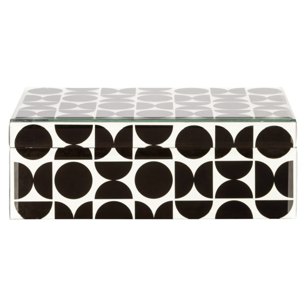 Opbergdoos Vivian black large Richmond Interiors - Afbeelding 2