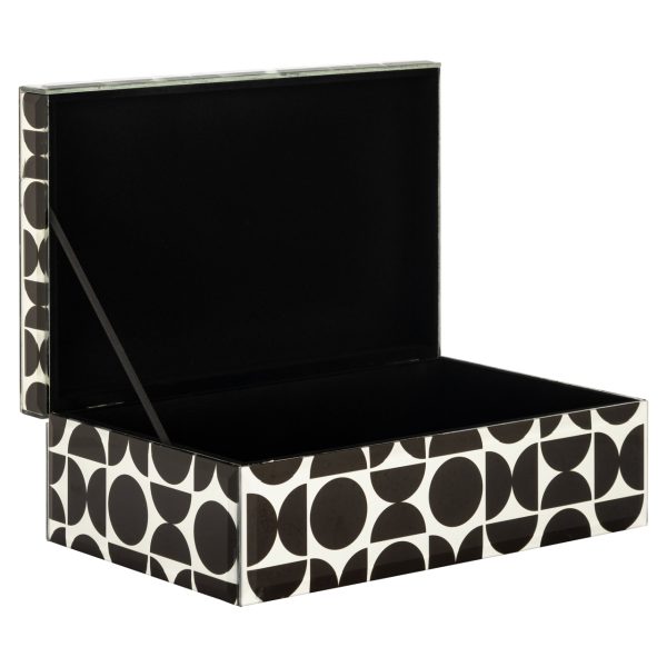 Opbergdoos Vivian black large Richmond Interiors - Afbeelding 3