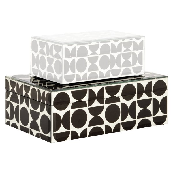 Opbergdoos Vivian black large Richmond Interiors - Afbeelding 6